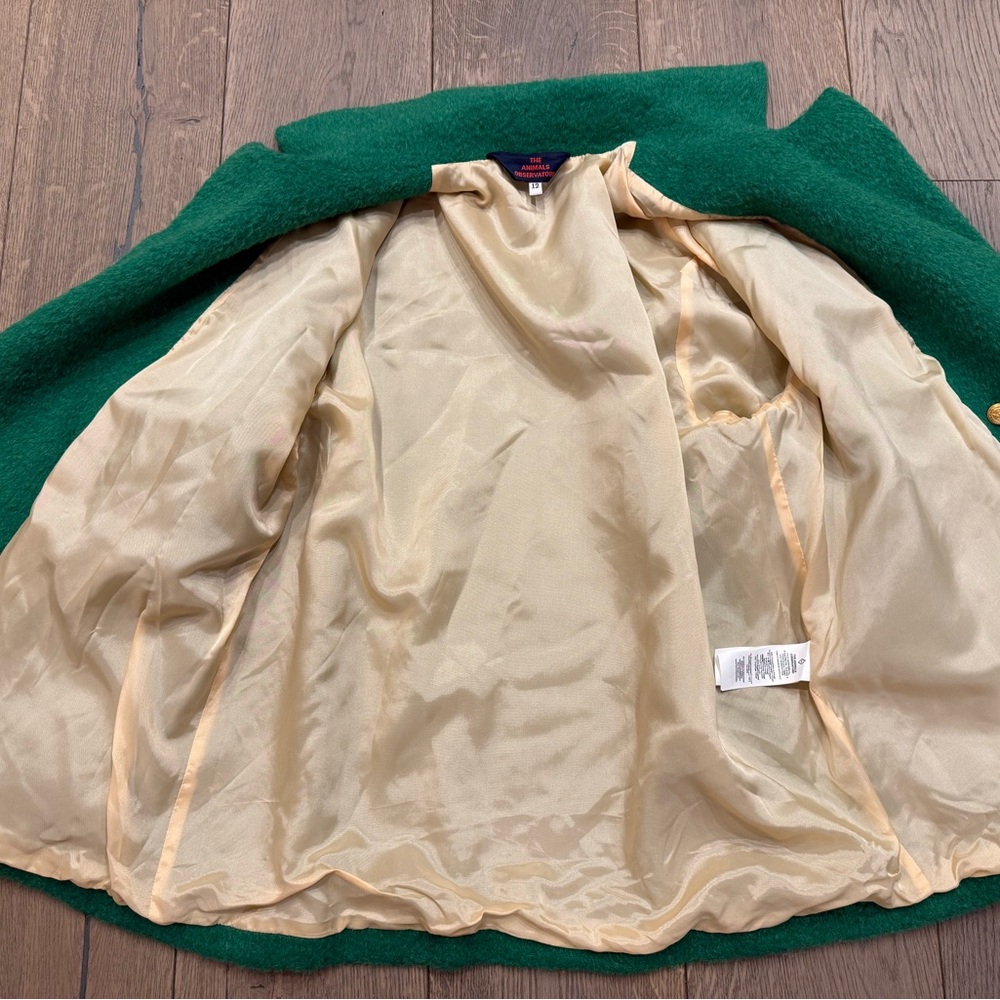 The Animals Observatory Electric Green Jaguar Coat - Picture 12 of 12